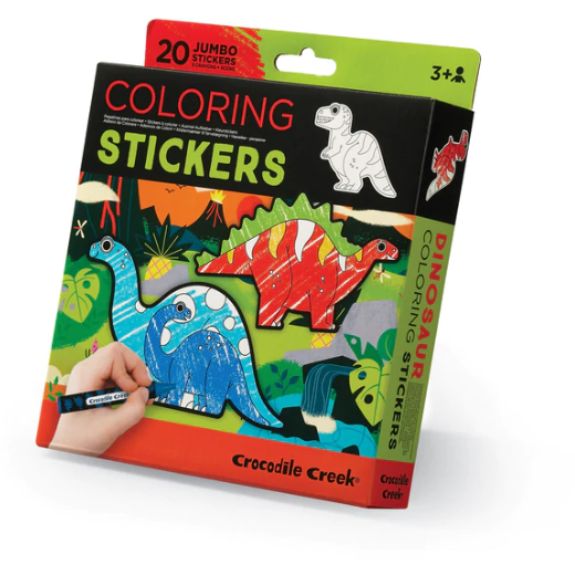 Crocodile Creek Colouring Stickers Dinosaurs
