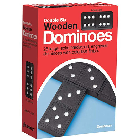 Double Nine Wooden Dominos