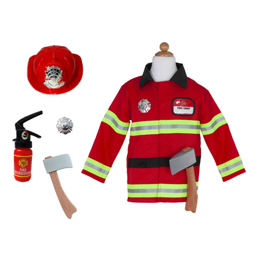 Great Pretenders Firefighter Costume Size 5 - 6