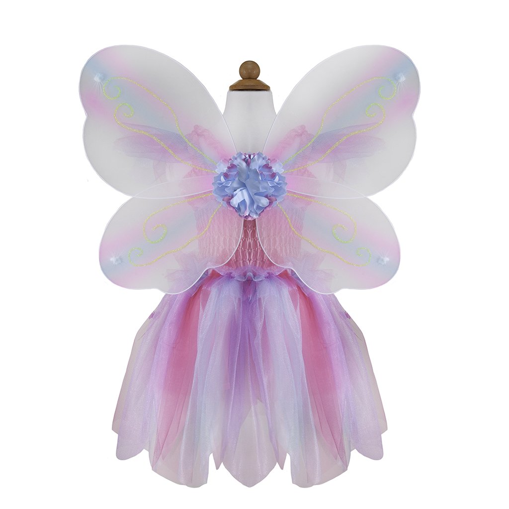 Great Pretenders Butterfly Dress with Wings and Wand Pink Size 5 - 6