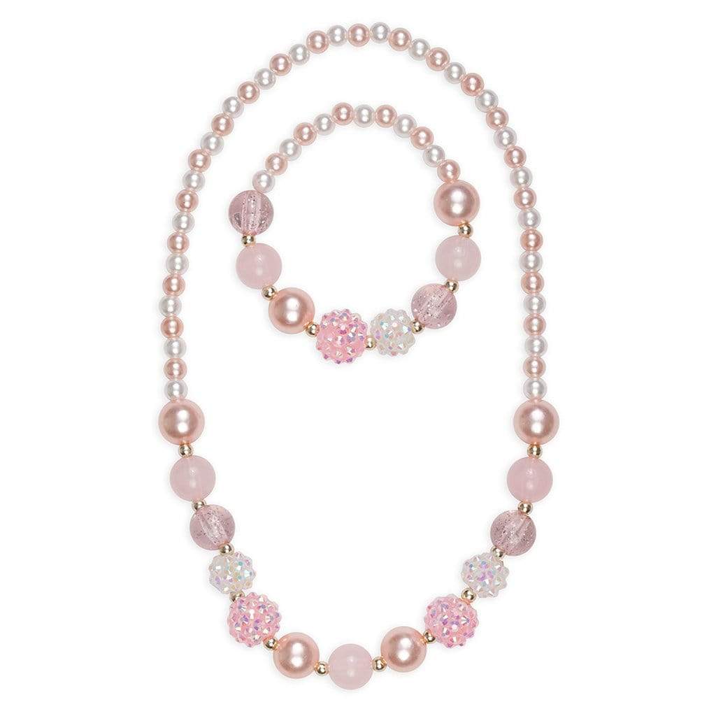 Great Pretenders Pearly Pink Bracelet and Necklace Set