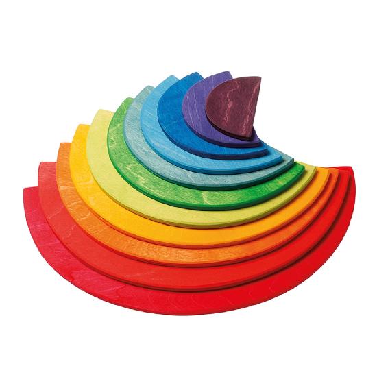 Grimm's Rainbow Semicircles 11 Pieces
