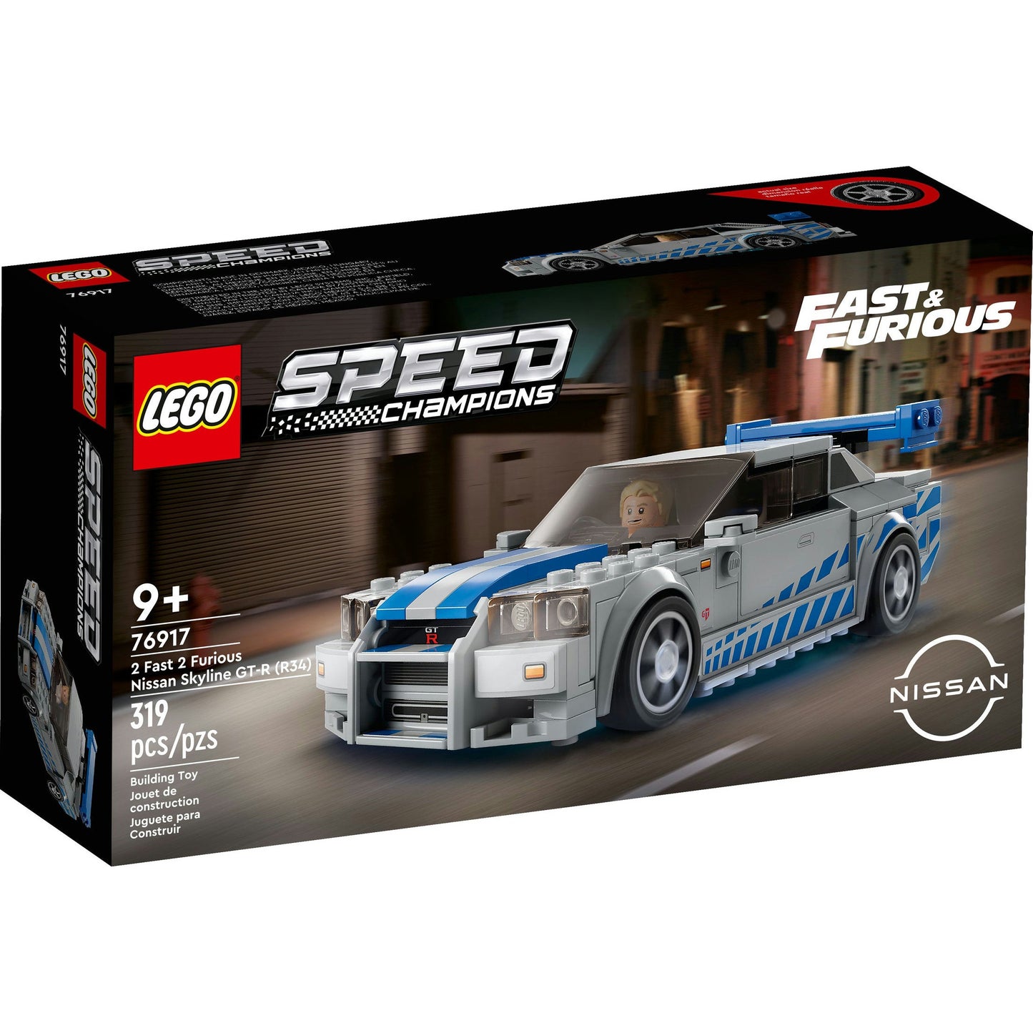 Lego Speed Champions 2 Fast 2 Furious Nissan Skyline GT-R (R34)