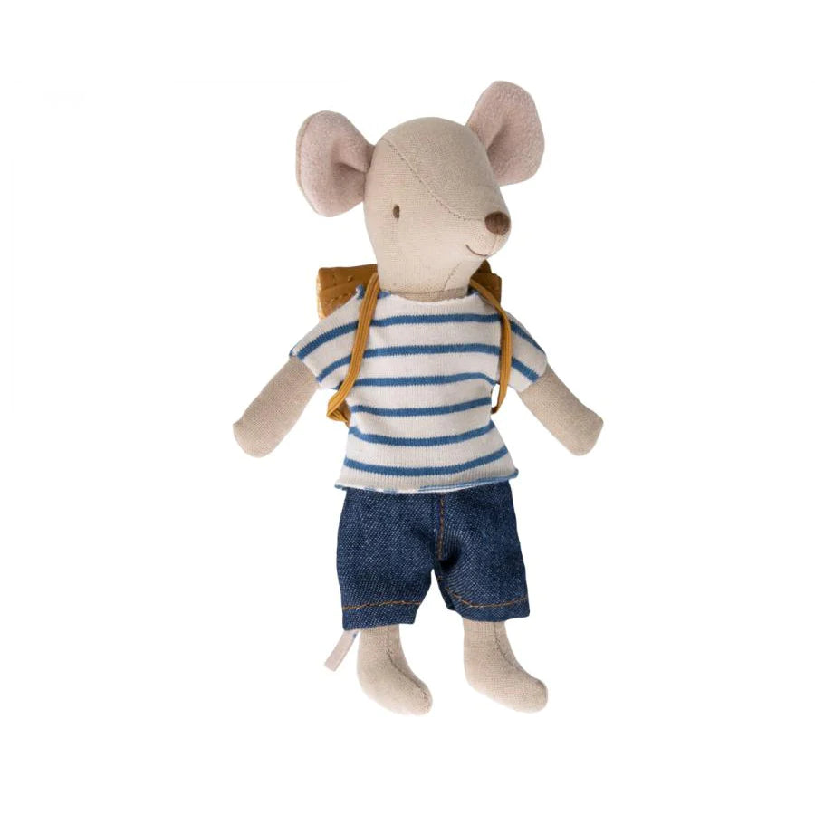 Maileg Tricycle Mouse Big Brother with Bag