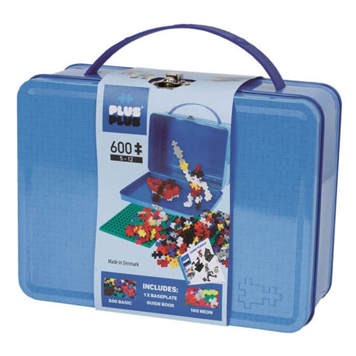 Plus Plus Metal Suitcase Basic 600 pieces