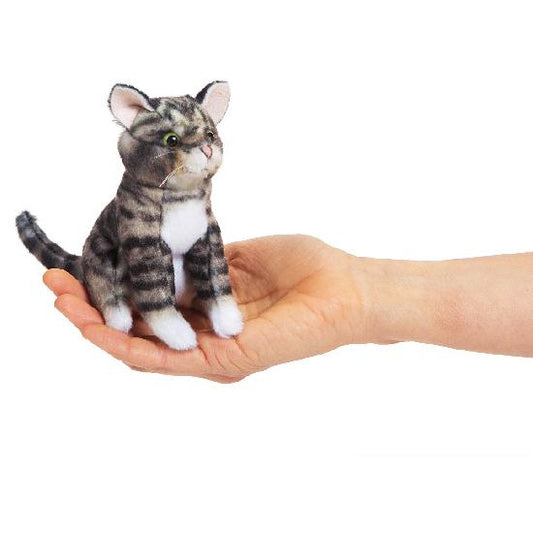 Folkmanis Mini Tabby Cat Finger Puppet