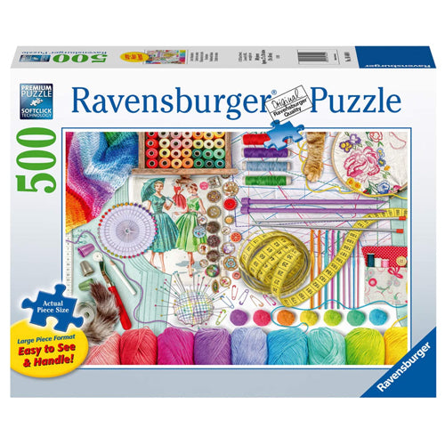 Ravensburger Needlework Station 500 Piece Puzzle