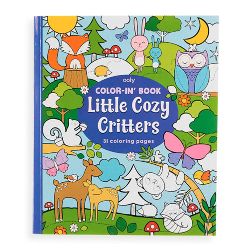 Ooly Color-in' Book - Little Cozy Critters