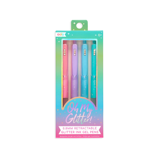 Ooly Oh My Glitter Gel Pens - Set of 4