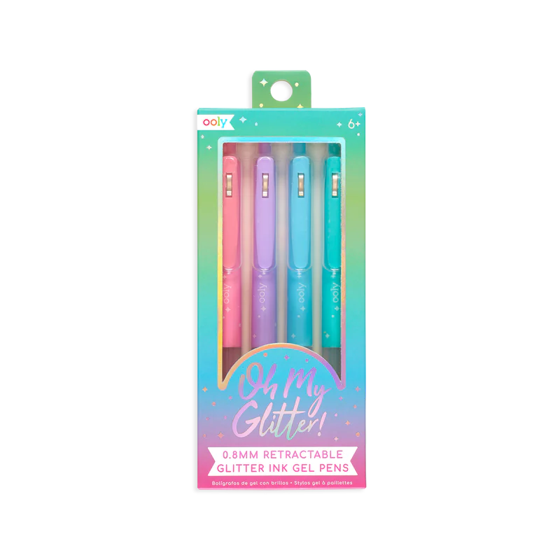 Ooly Oh My Glitter Gel Pens - Set of 4