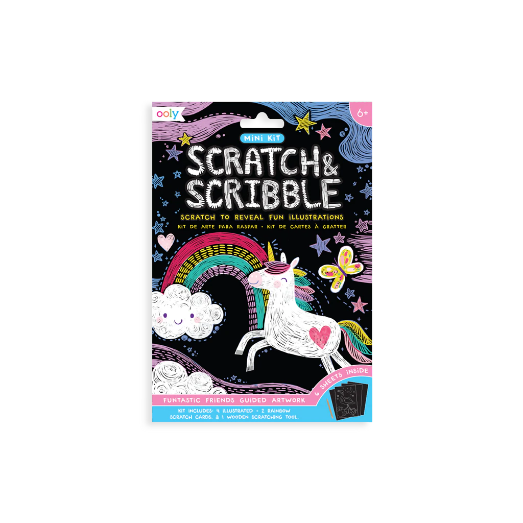 Ooly Scratch and Scribble Mini Funtastic Friends