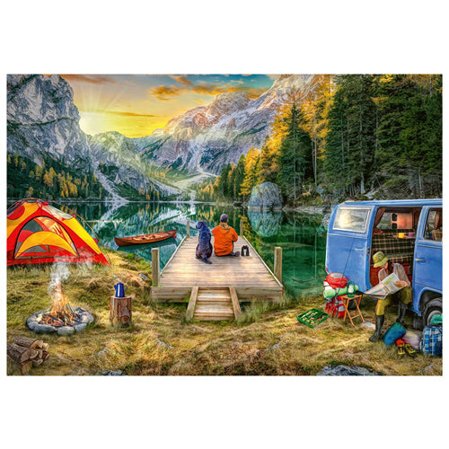 Ravensburger Calm Campsite 1000 Piece Puzzle