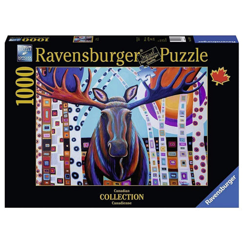 Ravensburger Canadian Collection Winter Moose 1000 Piece Puzzle