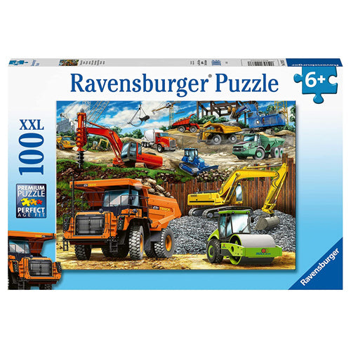 Ravensburger Construction Vehicles 100 Piece Puzzle