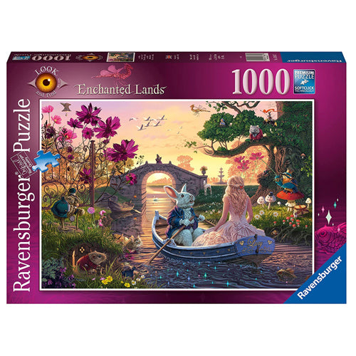 Ravensburger Enchanted Lands Look & Find 1000 Piece Puzzle