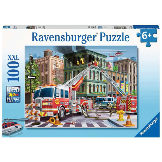 Ravensburger Fire Truck Rescue 100 Piece Puzzle
