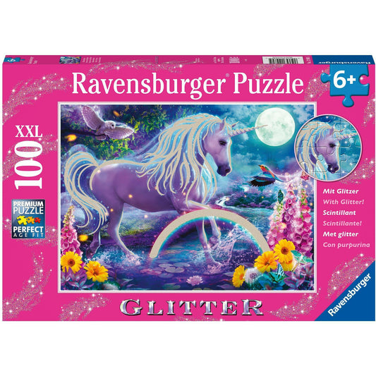 Ravensburger Glitter Unicorn 100 Piece Puzzle