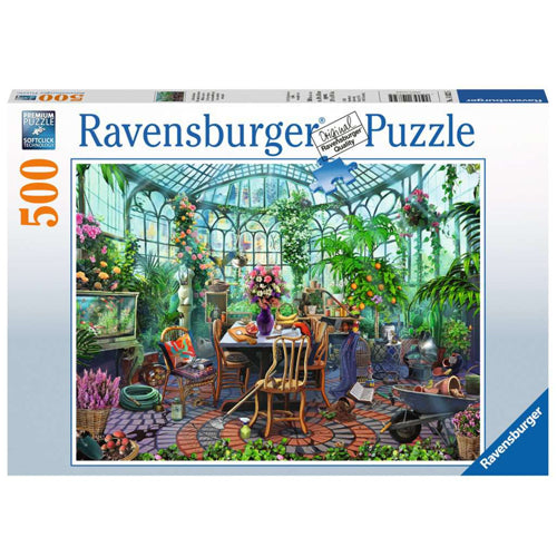 Ravensburger Greenhouse Mornings 500 Piece Puzzle