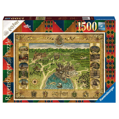 Ravensburger Harry Potter Hogwarts Map 1500 Piece Puzzle