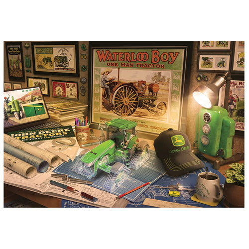 Ravensburger John Deere Work Desk 500 Piece Puzzle