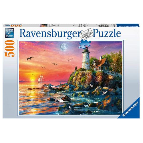 Ravensburger Lighthouse at Sunset 500 Piece Puzzle