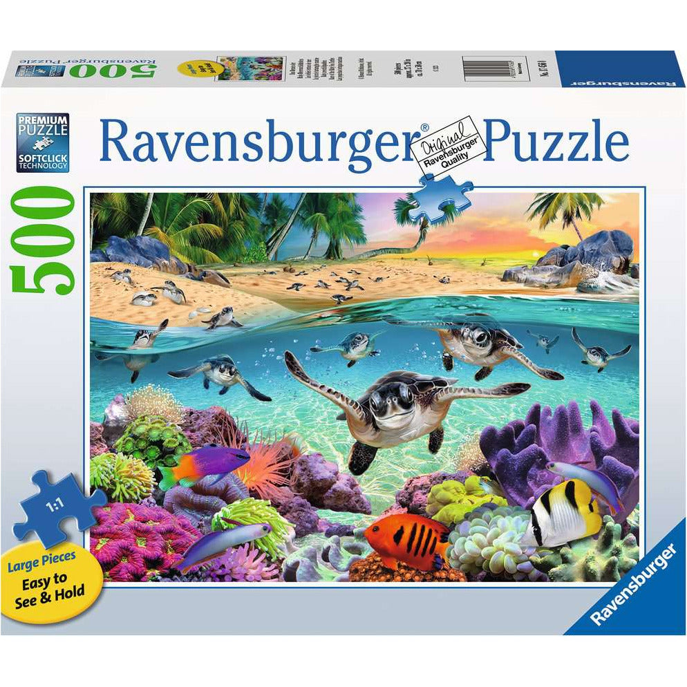 Ravensburger Race of the Baby Sea Turtles 500 Piece Puzzle