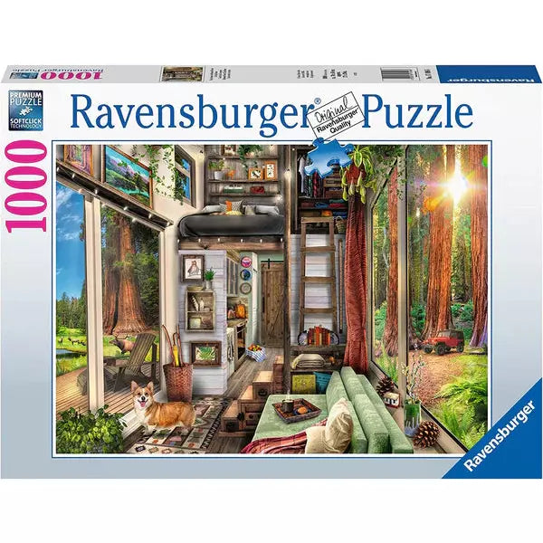 Ravensburger Redwood Forest Tiny House 1000 Piece Puzzle