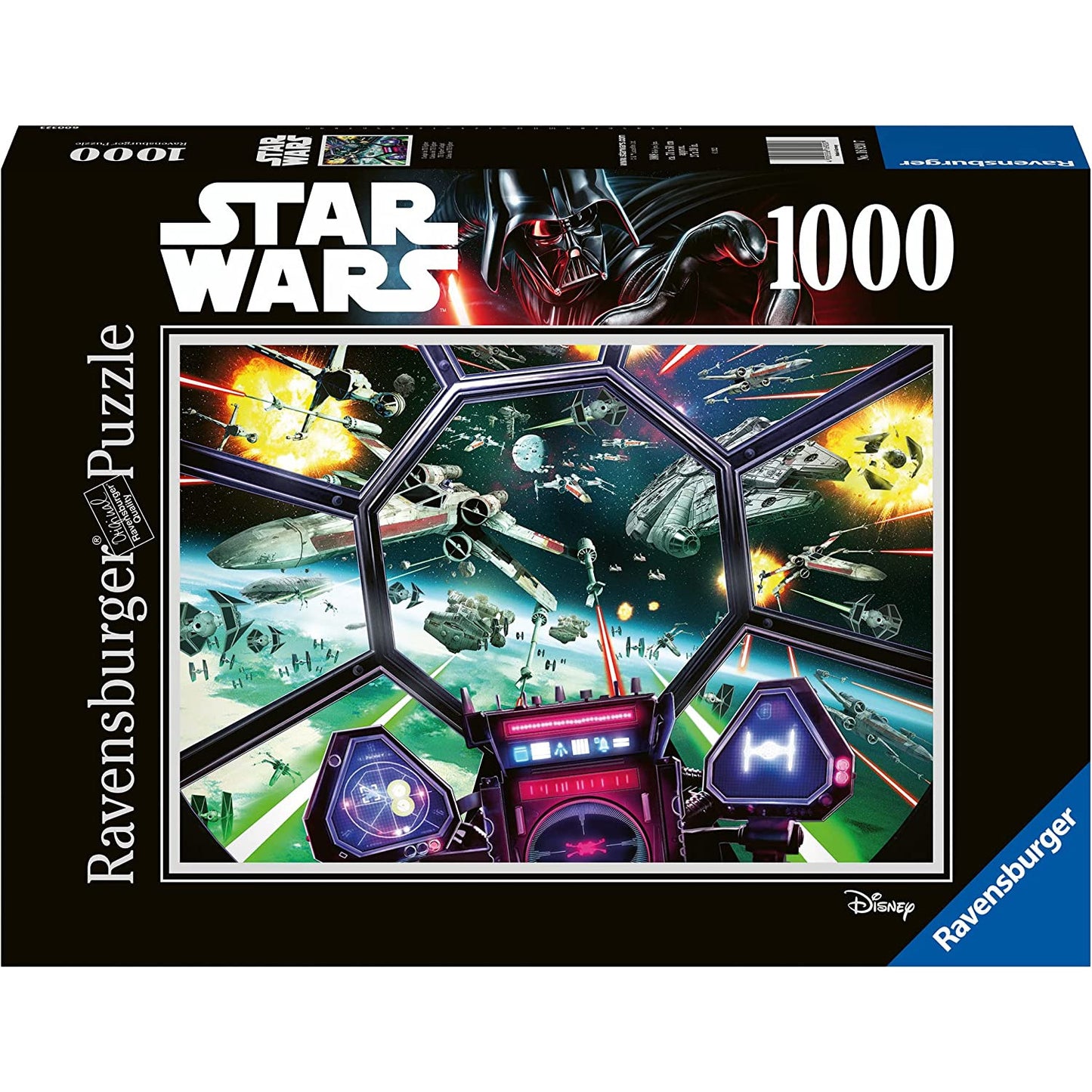 Ravensburger Star Wars TIE Fighter Cockpit 1000 Piece Puzzle