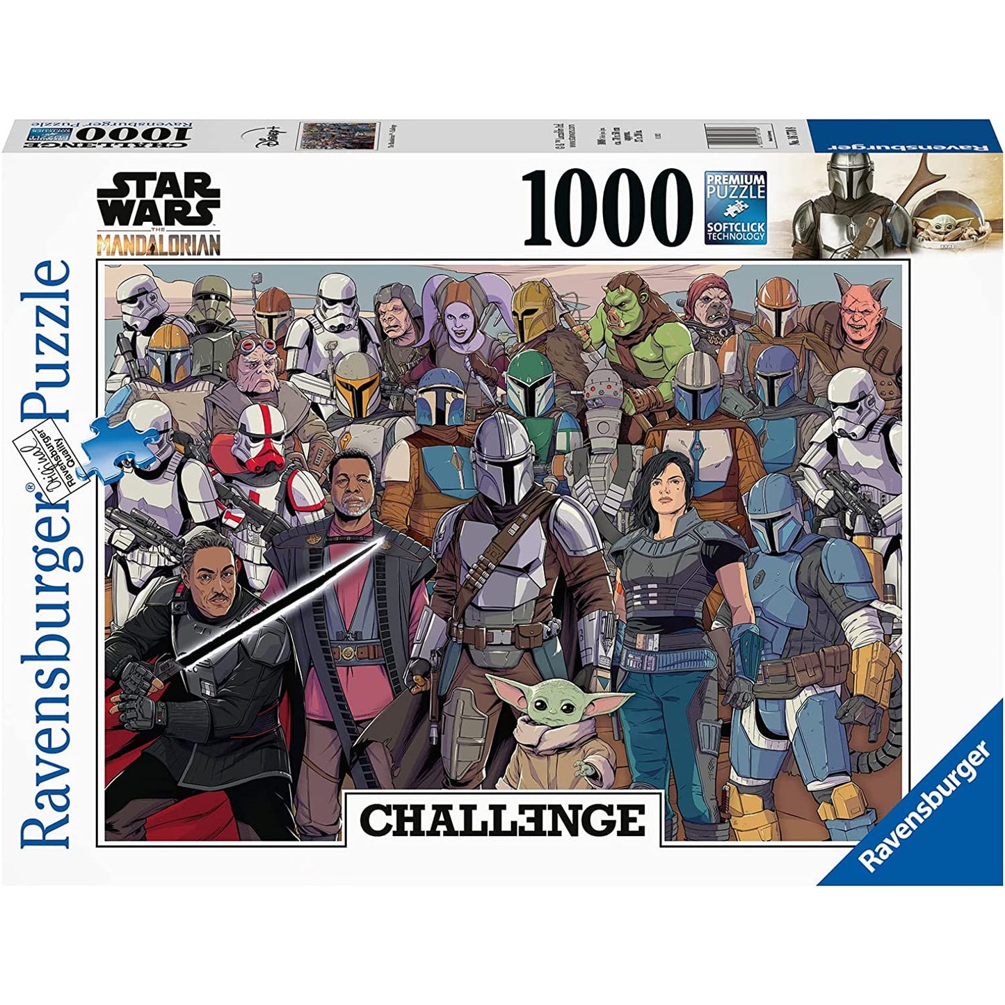 Ravensburger Star Wars The Mandalorian Challenge 1000 Piece Puzzle