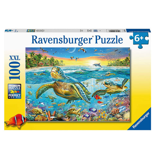 Ravensburger Swim with Sea Turtles 100 Piece Puzzle