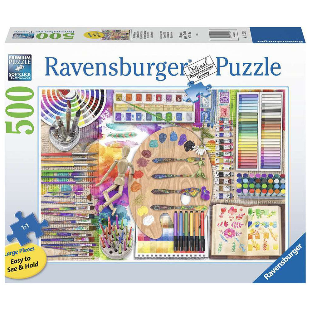 Ravensburger The Artist's Palette 500 Piece Puzzle