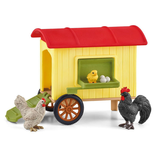 Schleich Farm World Mobile Chicken Coop 42572