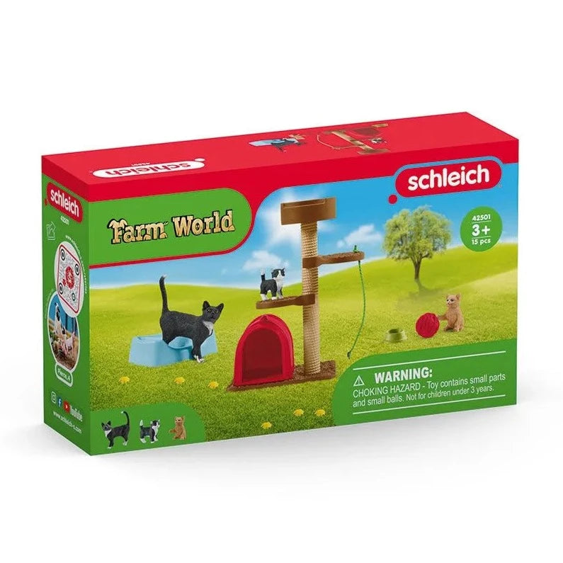 Schleich Farm World Playtime For Cute Cats 42501