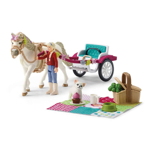 Schleich Horse Club Carriage Ride With Picnic 42467
