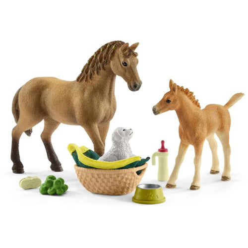 Schleich Horse Club Sarah's Baby Animal Care 42432