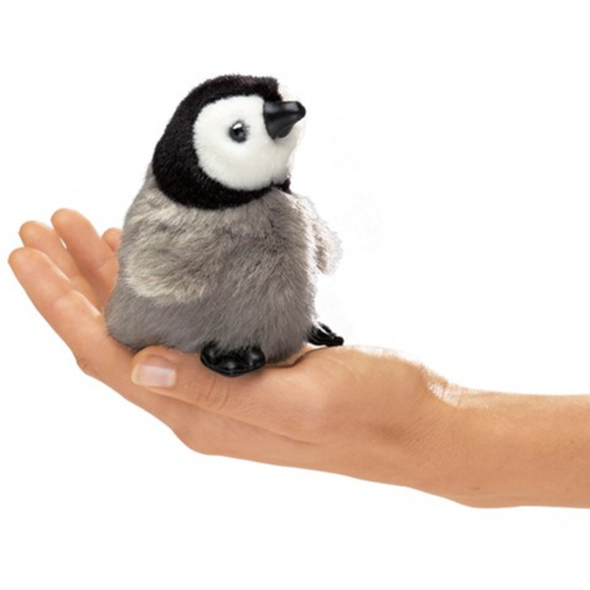 Folkmanis Mini Emperor Penguin Finger Puppet