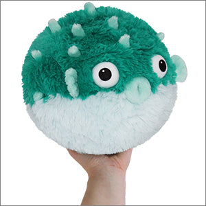 Squishable Mini Teal Pufferfish